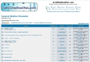 Acid Alkaline Diet Forum